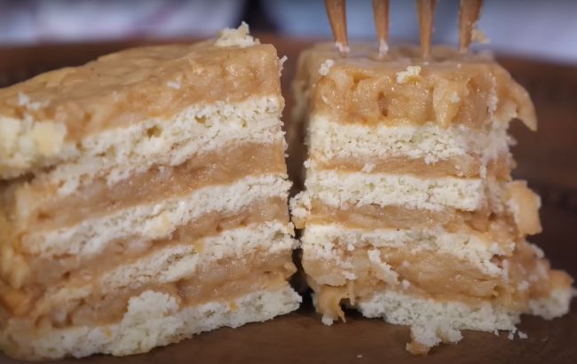 Яблочный пляцок на песочном тесте: вкусный десерт с Галичины, который тает во рту