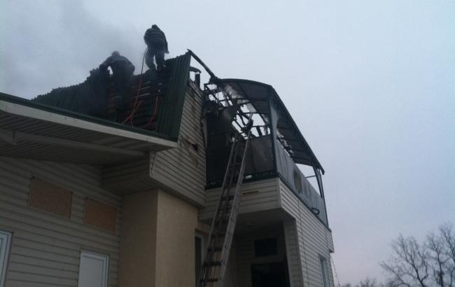 В Харьковской области произошел пожар в детской спортивной школе