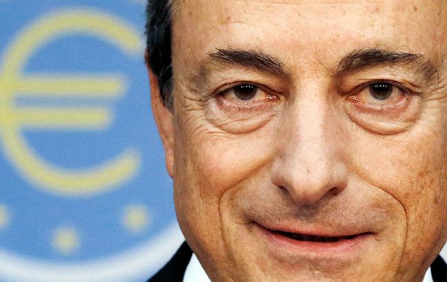 Драгі: ЄЦБ знизив прогноз інфляції в єврозоні до 0,1% в 2016