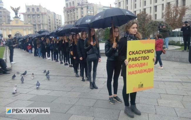В Києві почалась акція до Дня боротьби з торгівлею людьми