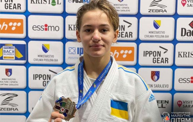 Анастасия Чижевская, подопечная БФ “Майбутнє - дітям”, выиграла бронзу на чемпионате Европы по дзюдо