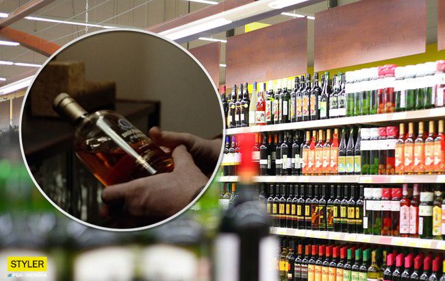 Хотел пошиковать: в Киеве охранник украл из магазина виски на полмиллиона гривен