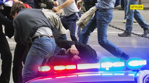 У Києві прихильник "руського міра" напав на активістів: опубліковано відео