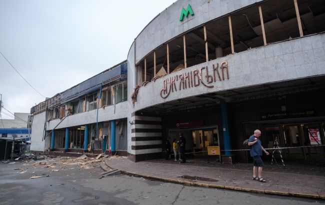 В КМДА заявили про оновлення біля метро "Лук'янівська" після удару РФ: що зміниться