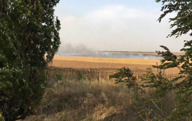 Опубликовано видео последствий пожара на складе боеприпасов в Донецкой области