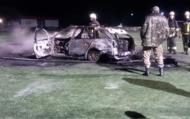 В Ирпене подожгли автомобиль местного депутата