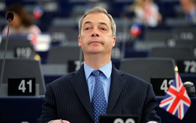 Партия инициатора Brexit Фараджа лидирует на выборах в Европарламент, - опрос