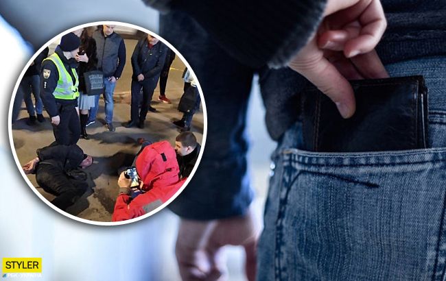 У Києві затримали на гарячому спритних злодіїв: фото групи "героїв"