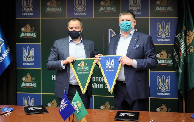 Новым национальным спонсором сборной команды Украины по футболу стало "Львівське"