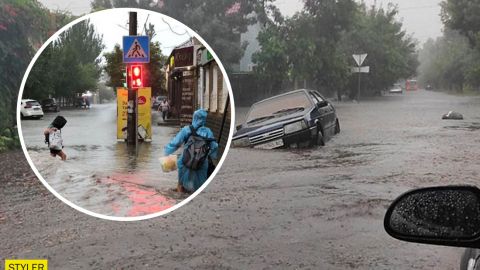 Известный украинский курорт ушел под воду: двое людей погибли