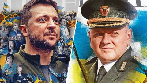 Боевой тандем: на каких обложках появлялись Зеленский и Залужный после 24 февраля (фото)