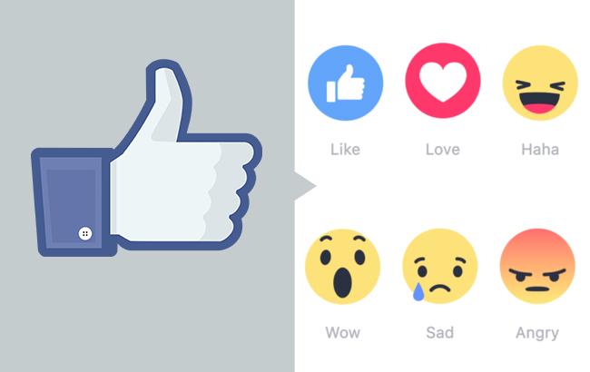 Facebook выпустил альтернативные "лайки"