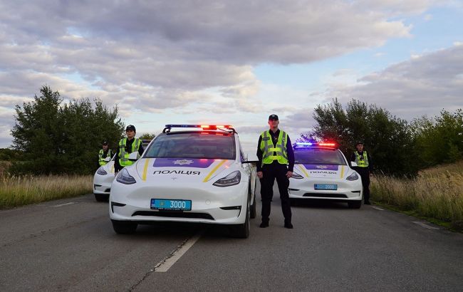На Тернопольщине полиция пересела на Tesla: в чем причина