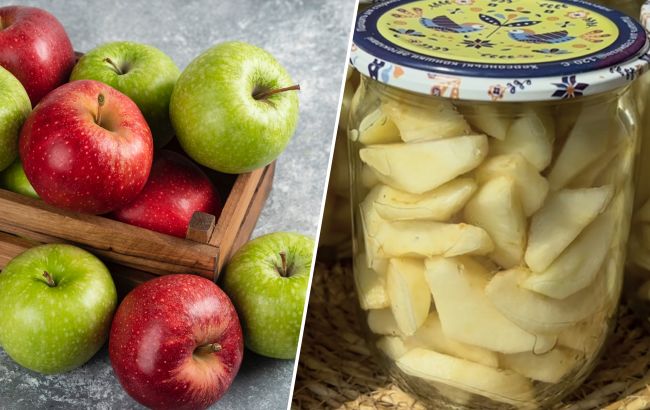 Яблоки в собственном соку: простой рецепт на зиму из трех ингредиентов