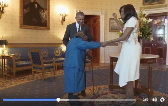 106-летняя бабушка отжигала с Обамой в Белом доме