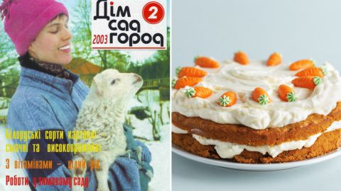 Сладкий торт из моркови и свеклы: я нашла этот рецепт в журнале 2003 года и должна попробовать