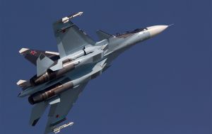 На сході збили російський винищувач Су-35