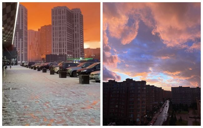 Над Киевом "загорелось" небо. Смотрите, что случилось после града (невероятные фото)