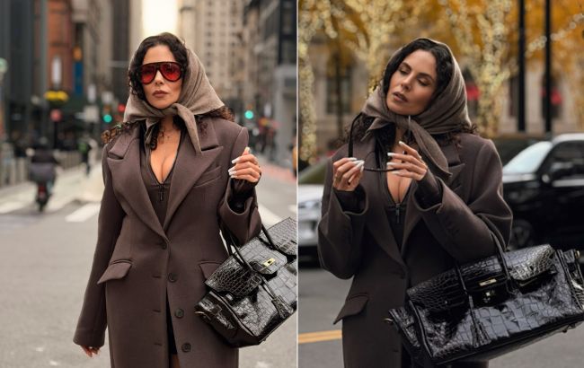 З чим носити пальто цієї зими: стильний приклад від Насті Каменських