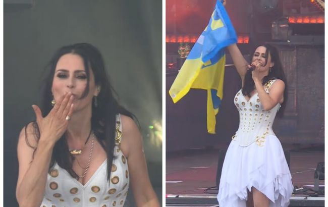 Солистка Within Temptation поразила поддержкой Украины прямо со сцены: что она сделала (видео)