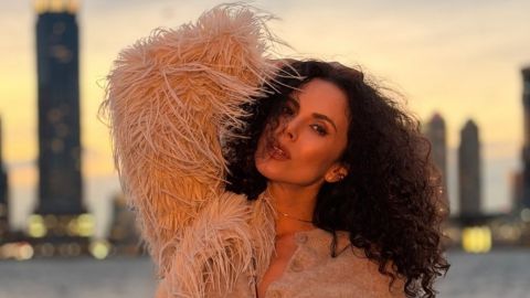 Як носити шубу з екохутра: зимовий "лук" Насті Каменських