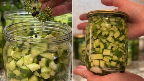 Открыла банку и сразу в оливье: рецепт быстрых маринованных огурцов для королев консервации