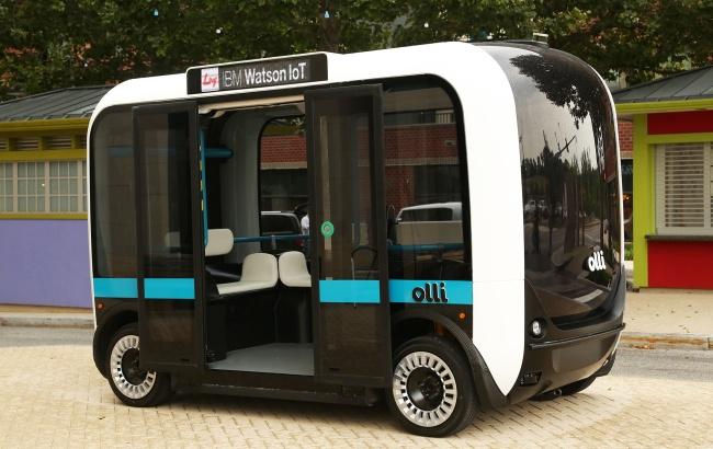 Американці роздрукували на 3D-принтері електричний безпілотний мікроавтобус