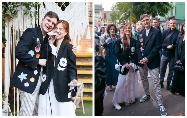 Учасники гурту Tember Blanche зіграли камерне весілля у незвичайних костюмах (фото)