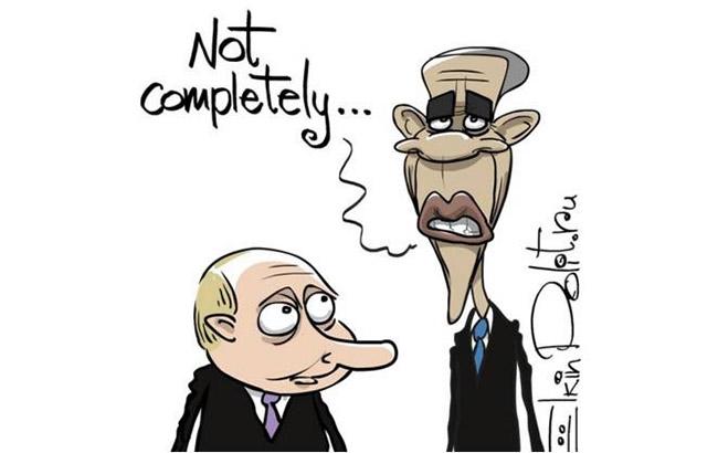 "Нe's not completely stupid": соцсети высмеяли перевод слов Обамы о Путине