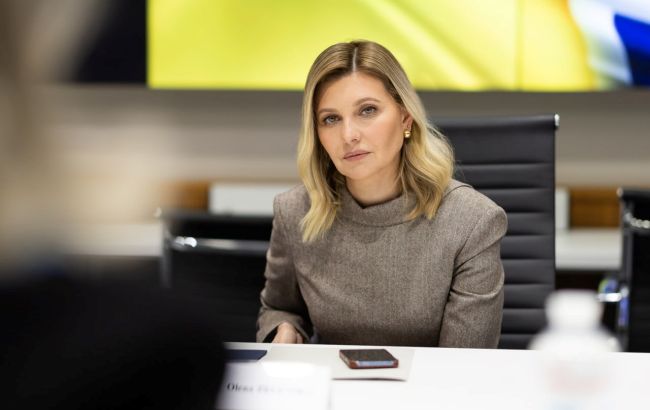 Елена Зеленская в сдержанном образе заговорила о стойкости украинских детей (фото)