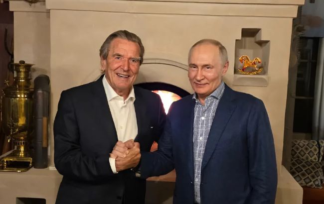 Путін запросив Шредера додому на День народження