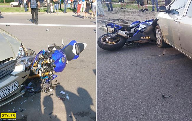 Даже не притормозил: в Харькове араб на мотоцикле сбил человека насмерть (видео)