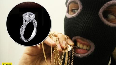 "Романтик, блин": в Черкассах горе-вор проглотил кольцо с бриллиантами (видео)