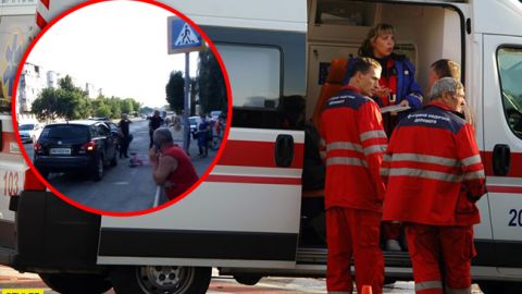 В Конотопе внедорожник сбил женщину с ребенком: в том же "проклятом" месте (видео)