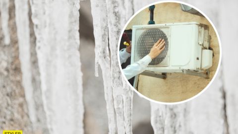 В Киеве коммунальщики сбивали сосульки вместе с кондиционерами: компенсацию никто не получит