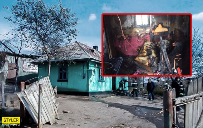 Под Тернополем женщина вынесла из огня троих соседских малышей (фото)