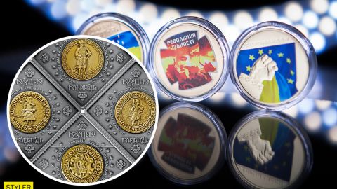 В Украине до Нового года выпустят уникальные монеты: они серебряные и необычной формы (фото)