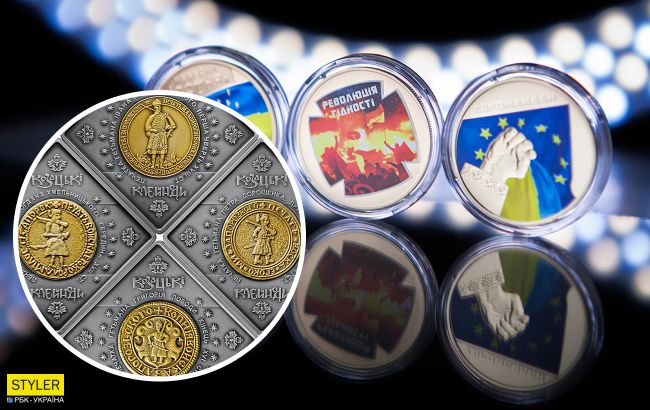 В Украине до Нового года выпустят уникальные монеты: они серебряные и необычной формы (фото)