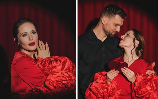 Ко Дню влюбленных: Денисенко появилась в неожиданном образе рядом с любимым (фото)