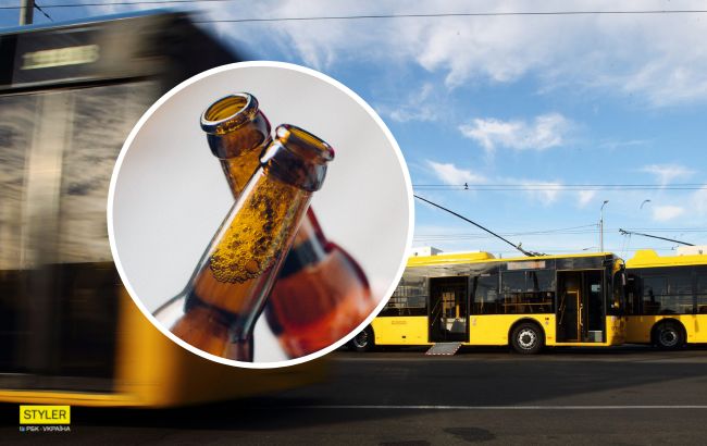 Я за пивом: у Дніпрі водій зупинив тролейбус і пішов у магазин (відео)