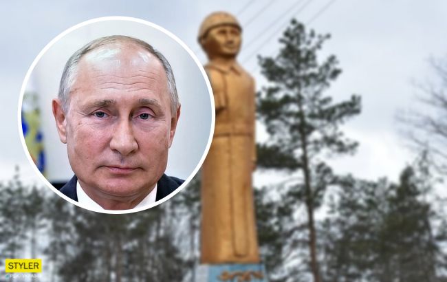 Під Житомиром пам'ятник загиблим солдатам нагадав Путіна: розгорається скандал