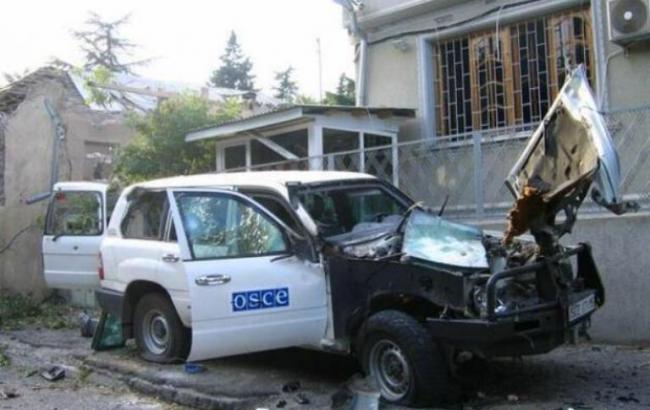 В МИД Украины инциденты с автомобилями ОБСЕ считают попытками запугивания