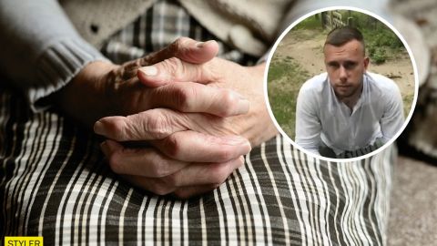 В Киеве сняли на видео мошенника, который ходит по квартирам и "разводит" пенсионеров