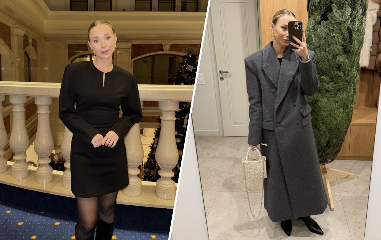 Маленька чорна сукня і довге пальто: зимовий “лук” дружини Віктора Павліка