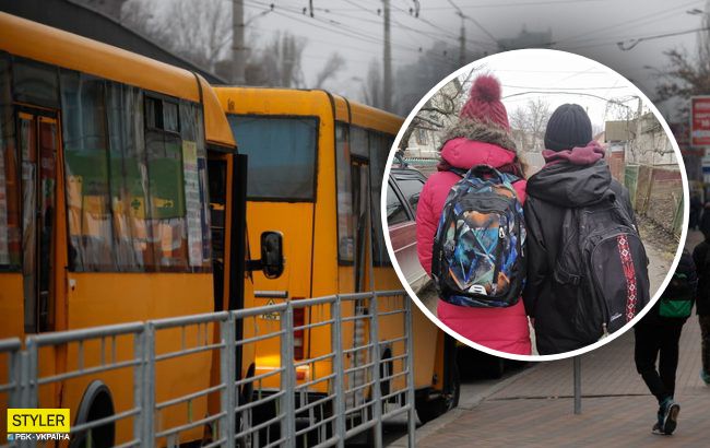 Обматерил девочек: в Тернополе водитель автобуса отказался везти детей-льготников