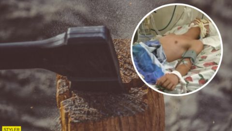 Нашли в луже крови: отчим топором разрубил голову подростку