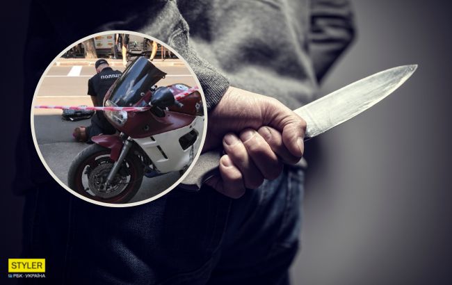 В Киеве бандит угнал мотоцикл, чтобы изменить мир: видео и все подробности