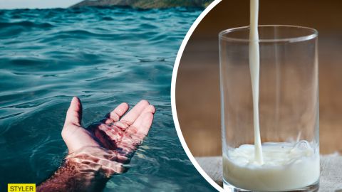 Чому не можна пити морську воду і при чому тут молоко