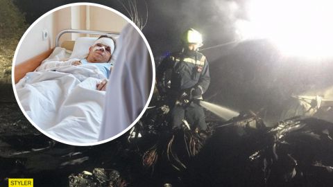 Авіакатастрофа в Чугуєві: лікар докладно розповів про стан єдиного вцілілого