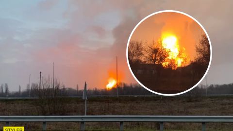 Під Полтавою вибухнула газова труба: відео з місця аварії і всі подробиці